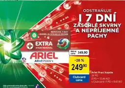 Tesco Ariel prací kapsle nabídka