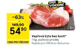 Tesco Vepřová kýta bez kosti nabídka