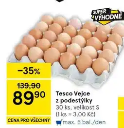 Tesco Tesco Vejce z podestýlky nabídka