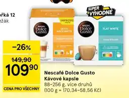 Tesco Nescafé Dolce Gusto kávové kapsle nabídka