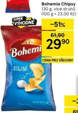 Tesco BOHEMIA CHIPSY nabídka