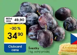 Tesco Švestky nabídka