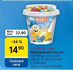 Tesco Danone Kostíci barvící nabídka