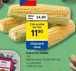 Tesco Kukuřice sladká nabídka