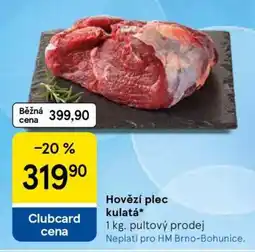 Tesco Hovězí plec kulatá nabídka