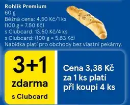 Tesco Rohlík Prémium nabídka