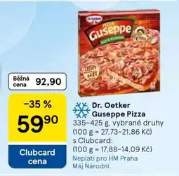 Tesco Dr. Oetker Guseppe Pizza nabídka