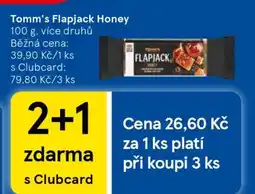 Tesco Tomm's Flapjack Honey nabídka