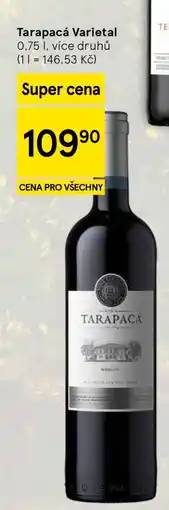 Tesco Tarapacá Varietal nabídka