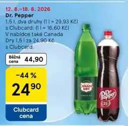 Tesco Dr Pepper nabídka