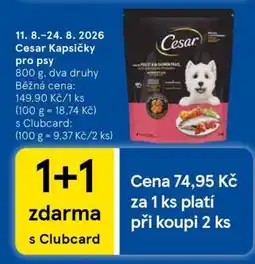 Tesco CESAR KAPSIČKY PRO PSY nabídka