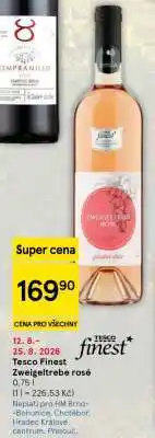 Tesco Tesco Finest Zweigeltrebe rosé nabídka