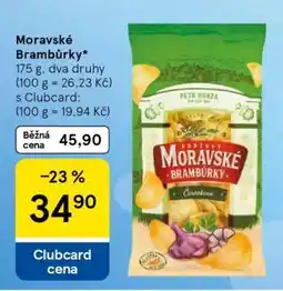 Tesco Moravské brambůrky nabídka