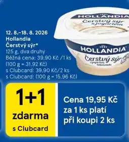 Tesco Hollandia Čerstvý sýr nabídka