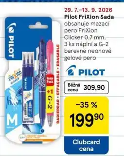 Tesco PILOT FriXion sada nabídka