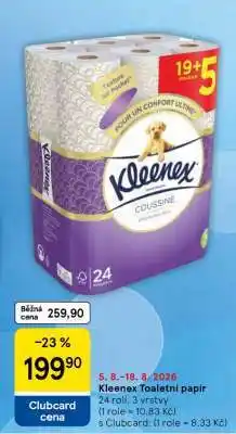 Tesco Kleenex Toaletní papír nabídka