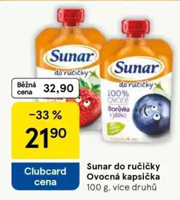 Tesco Sunar do ručičky Ovocná kapsička nabídka