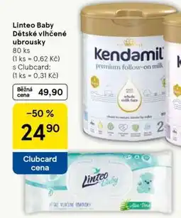 Tesco Linteo Baby dětské vlhčené ubrousky nabídka