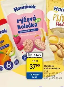 Tesco Hamánek Rýžová kolečka nabídka