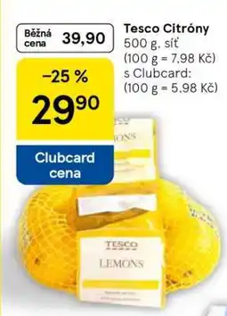 Tesco Tesco Citróny nabídka