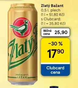 Tesco Zlatý Bažant nabídka