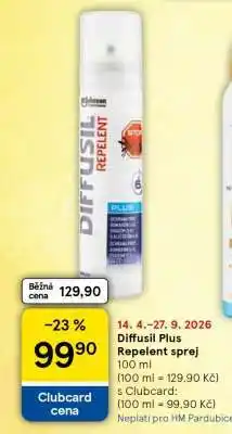 Tesco Diffusil Plus Repelent sprej nabídka