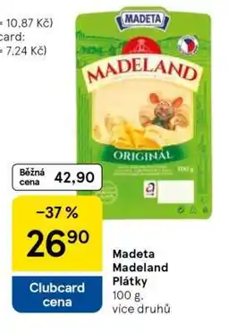 Tesco Madeta Madeland plátky nabídka