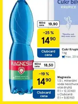 Tesco Magnesia nabídka