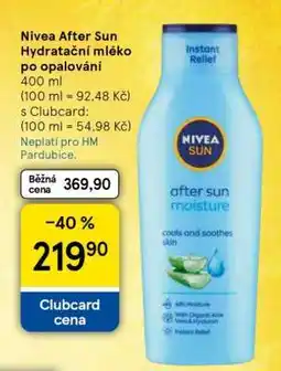 Tesco Nivea After Sun Hydratační mléko po opalování nabídka