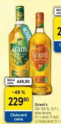 Tesco Grant‘s nabídka