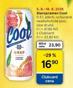 Tesco Staropramen Cool nabídka