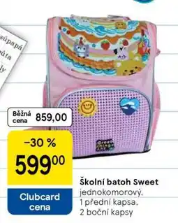 Tesco Školní batoh Sweet nabídka
