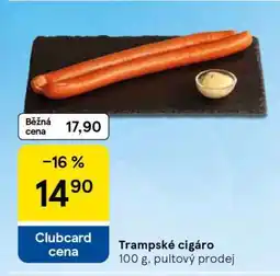 Tesco Trampské cigáro nabídka