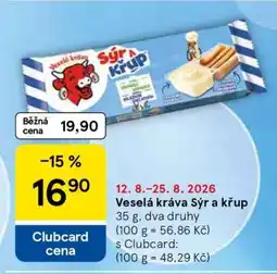 Tesco Veselá kráva Sýr a Křup nabídka