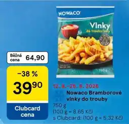 Tesco Nowaco Bramborové vlnky do trouby nabídka