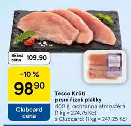 Tesco Tesco Krůtí prsí řízek plátky nabídka