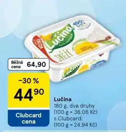 Tesco Lučina nabídka