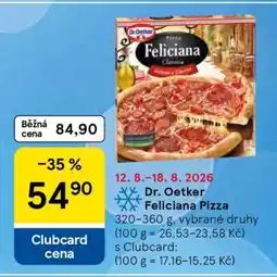 Tesco Dr. Oetker Feliciana Pizza nabídka