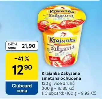 Tesco Krajanka Zakysaná smetana ochucená nabídka