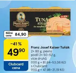 Tesco FRANZ JOSEF KAISER TUŇÁK nabídka