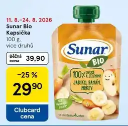 Tesco SUNAR Bio kapsička nabídka