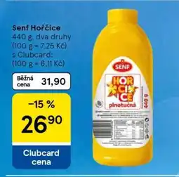 Tesco Senf Hořčice nabídka