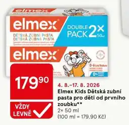 Tesco Elmex Kids Dětská zubní pasta pro děti od prvního zoubku nabídka