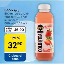 Tesco UGO Nápoj nabídka