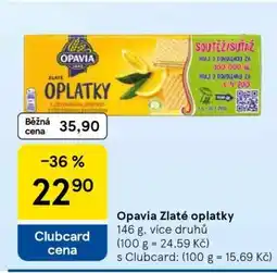 Tesco Opavia Zlaté Oplatky nabídka