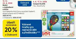 Tesco Mobil s melodiemi a klíče nabídka
