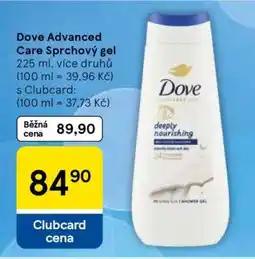 Tesco Dove Advanced Care Sprchový gel nabídka