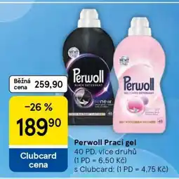 Tesco Perwoll prací gel nabídka