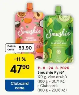 Tesco Smushie Pyré nabídka