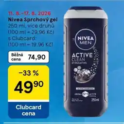 Tesco Nivea sprchový gel nabídka